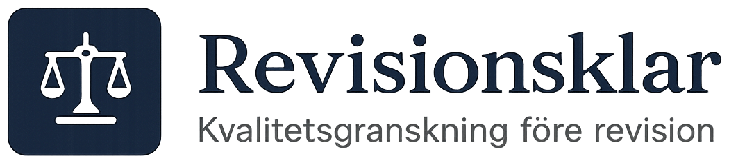 Revisionsklar – Kvalitetsgranskning före revision
